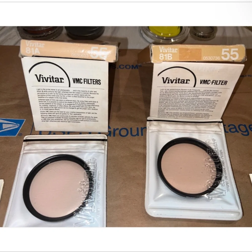 Vivitar Filters Camera Lenses lot of 4